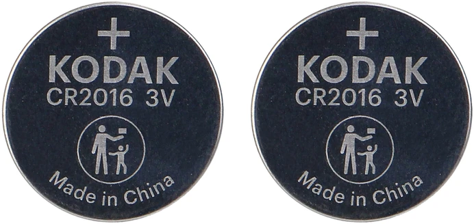 Baterie „Kodak Max“ ličio CR2016 baterijos, 2 vnt.