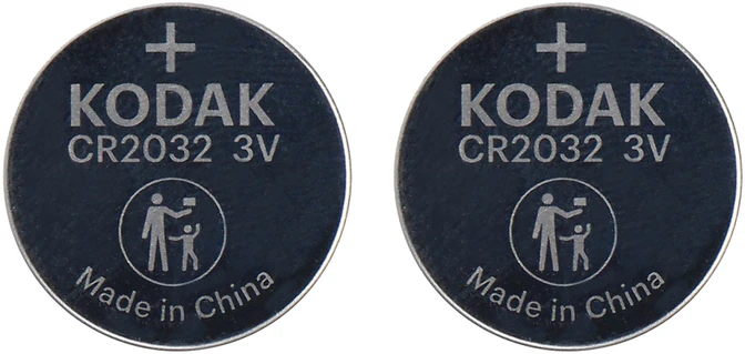 Baterie „Kodak Max“ ličio CR2032 baterijos, 2 vnt.