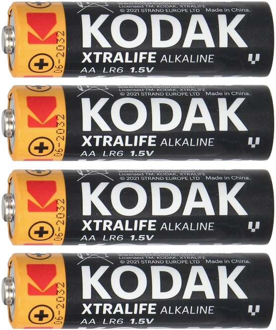 Baterie „Kodak XTRALIFE“ šarminės AA LR6 baterijos, 4 vnt.
