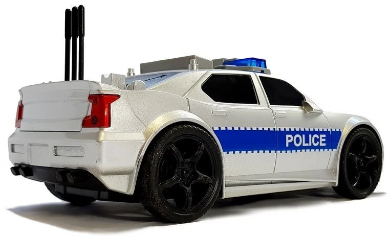 Lean Toys Policijos automobilis su šviesomis ir garsais, 1:20 mastelis