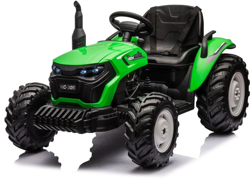 Lean Cars Akumuliatorinis traktorius HC-306 Žalias 24V