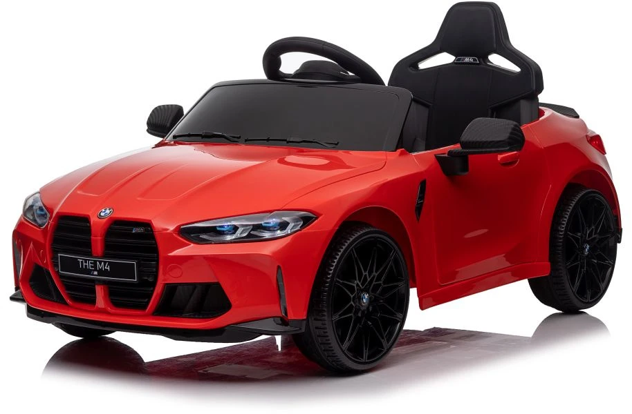 Vienvietis vaikiškas elektromobilis Lean cars BMW M4, raudonas