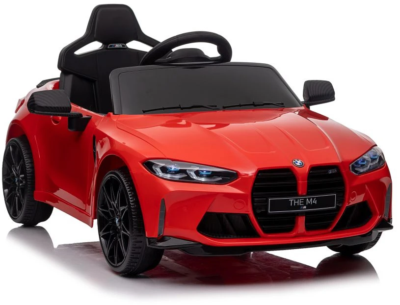 Vienvietis vaikiškas elektromobilis Lean cars BMW M4, raudonas