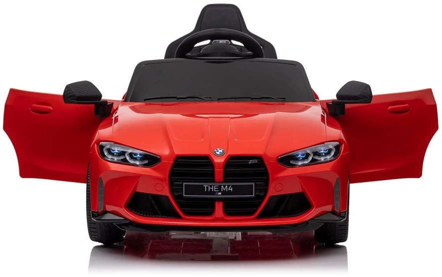 Vienvietis vaikiškas elektromobilis Lean cars BMW M4, raudonas