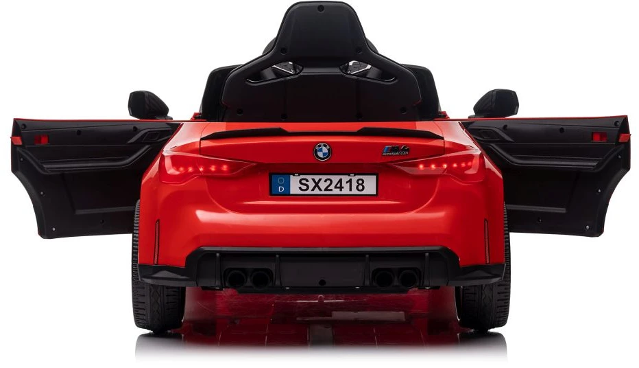 Vienvietis vaikiškas elektromobilis Lean cars BMW M4, raudonas
