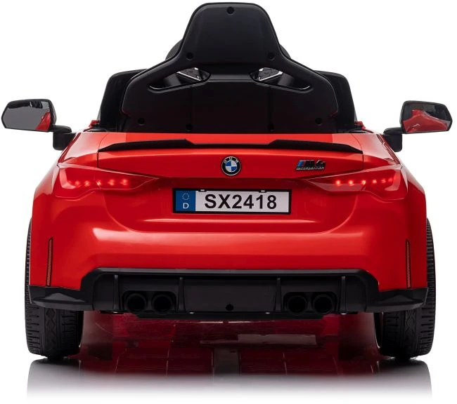 Vienvietis vaikiškas elektromobilis Lean cars BMW M4, raudonas