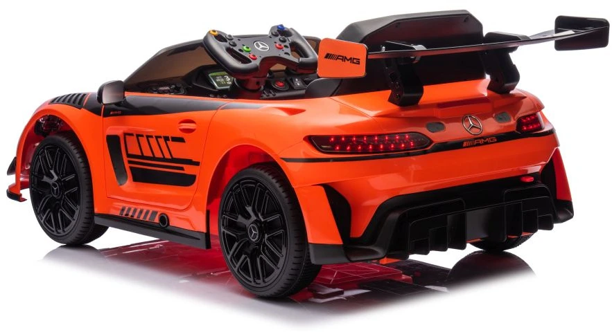 Lean Cars Akumuliatorinis automobilis Mercedes AMG GT3 Oranžinis