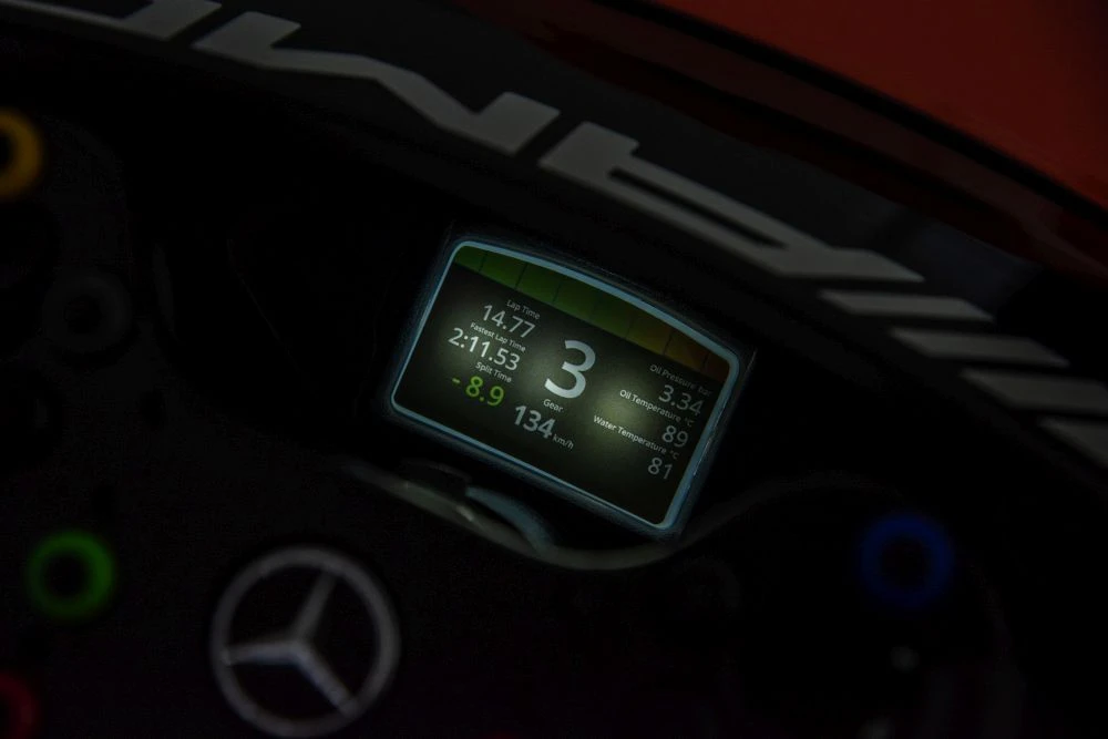 Lean Cars Akumuliatorinis automobilis Mercedes AMG GT3 Oranžinis