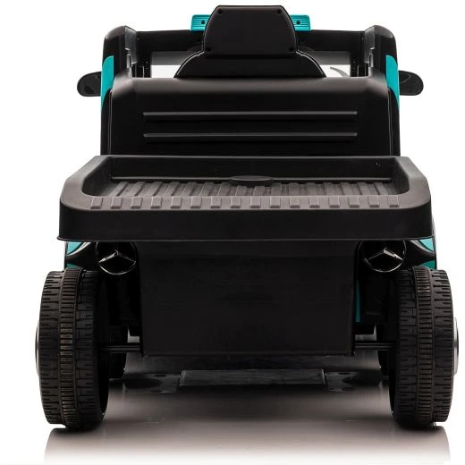 Lean Cars Vienvietis elektromobilis su priekaba Mercedes-Benz Axor XMX622, mėlynas