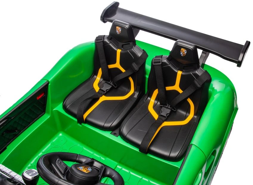 Lean Cars Akumuliatorinis automobilis vaikams S322 Žalias 4x4