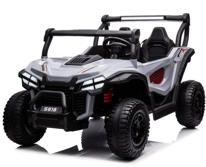 Lean Cars Dvivietis vaikiškas elektromobilis S618 4x4, pilkas