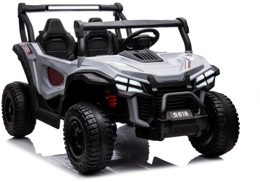 Lean Cars Dvivietis vaikiškas elektromobilis S618 4x4, pilkas