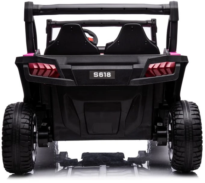 Lean Cars Dvivietis vaikiškas elektromobilis S618 4x4, rožinis
