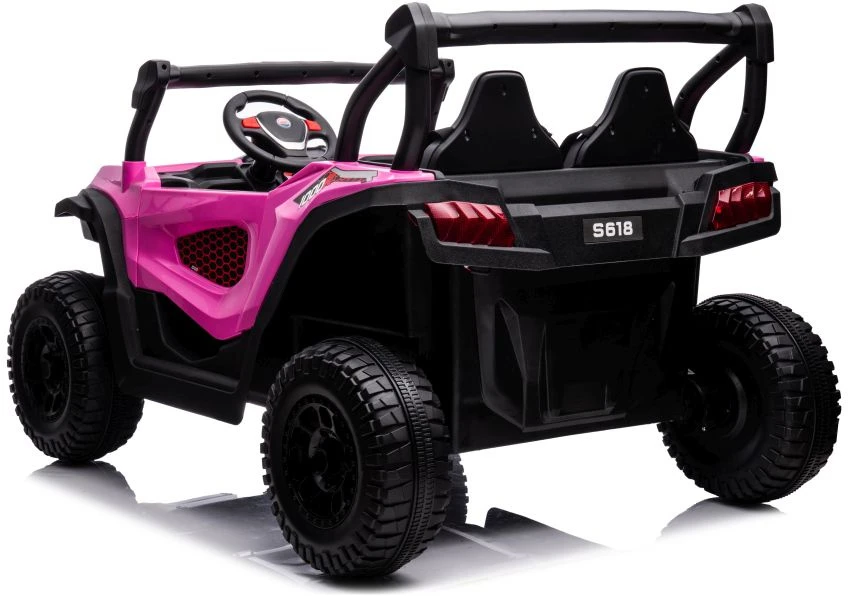 Lean Cars Dvivietis vaikiškas elektromobilis S618 4x4, rožinis