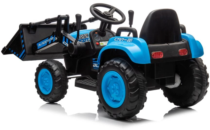 Akumuliatorinis traktorius su kaušu BW-X002A, Mėlynos spalvos
