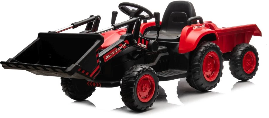 Lean Cars Elektrinis traktorius vaikams BW-X002A, raudonas