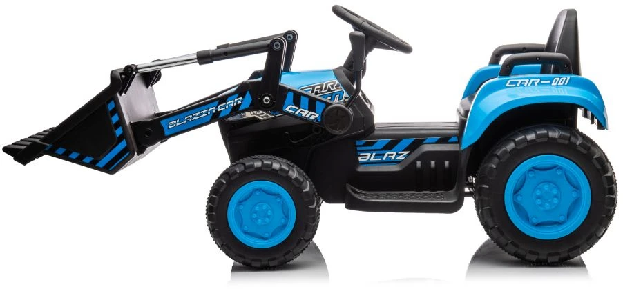 Akumuliatorinis traktorius su kaušu BW-X002A, Mėlynos spalvos