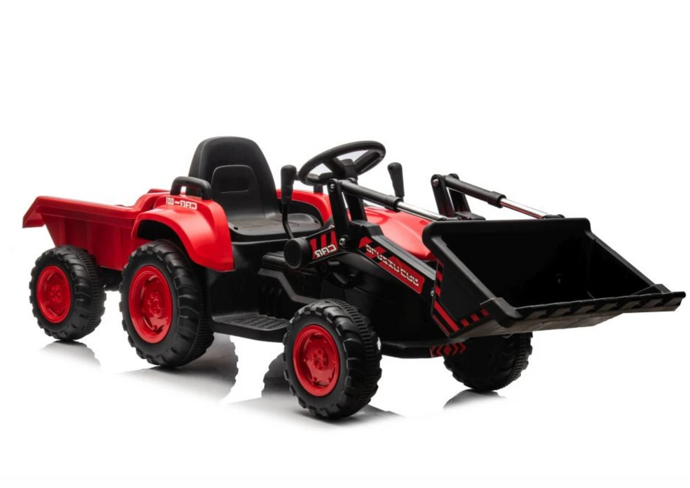 Lean Cars Elektrinis traktorius vaikams BW-X002A, raudonas