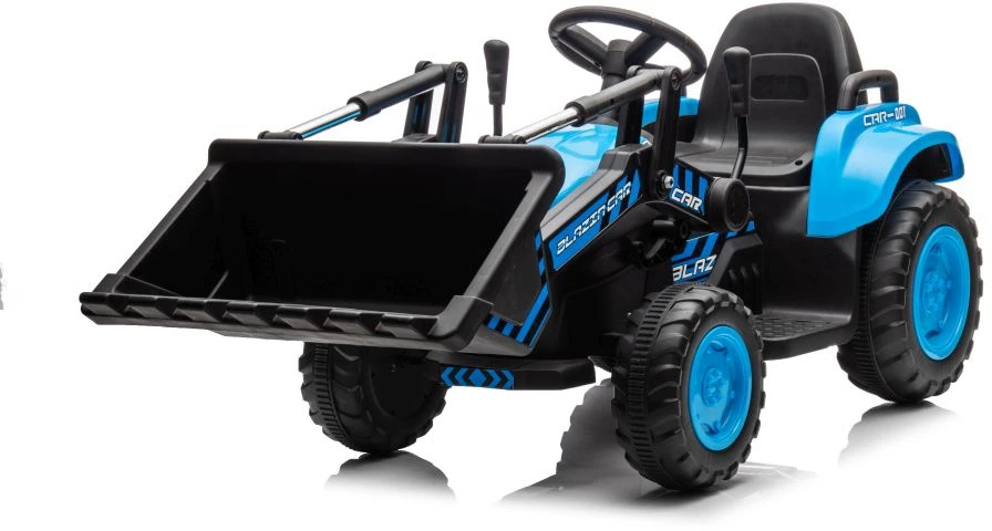 Akumuliatorinis traktorius su kaušu BW-X002A, Mėlynos spalvos
