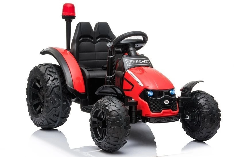 Lean Cars Raudonas akumuliatorinis traktorius su priekaba HZB-200