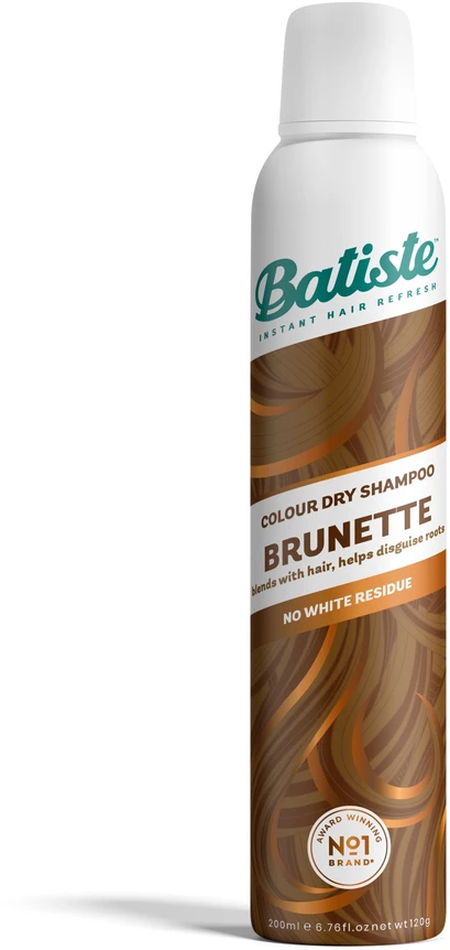 Sausas šampūnas plaukams su dažančiu efektu Batiste Medium &amp; Brunette Sausas šampūnas 200ml