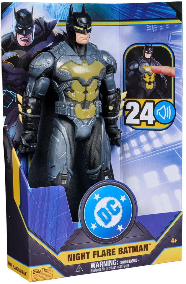 Spin Master Batman Betmenas Šviesos ir Garsai Slaptasis Betmenas 30 cm (6073931)