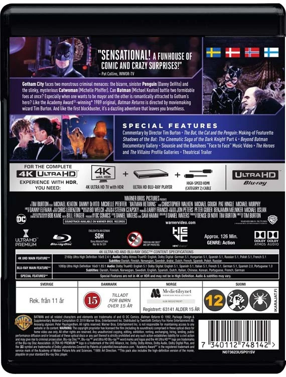 Batman Grąžinimai (4K UHD + BD)
