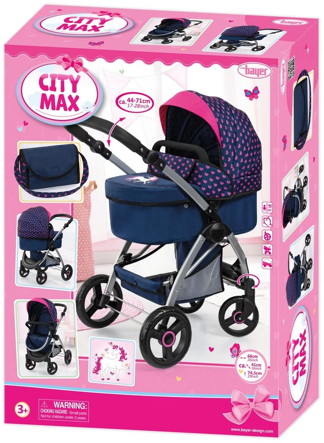 Bayer Design Bayer - Lėlių vežimėlis City Max (17554AA)