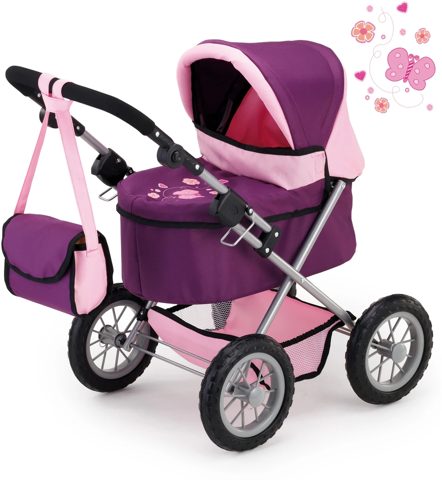 Bayer Design Bayer - Lėlių vežimėlis - Trendy - Plum (13057AA)