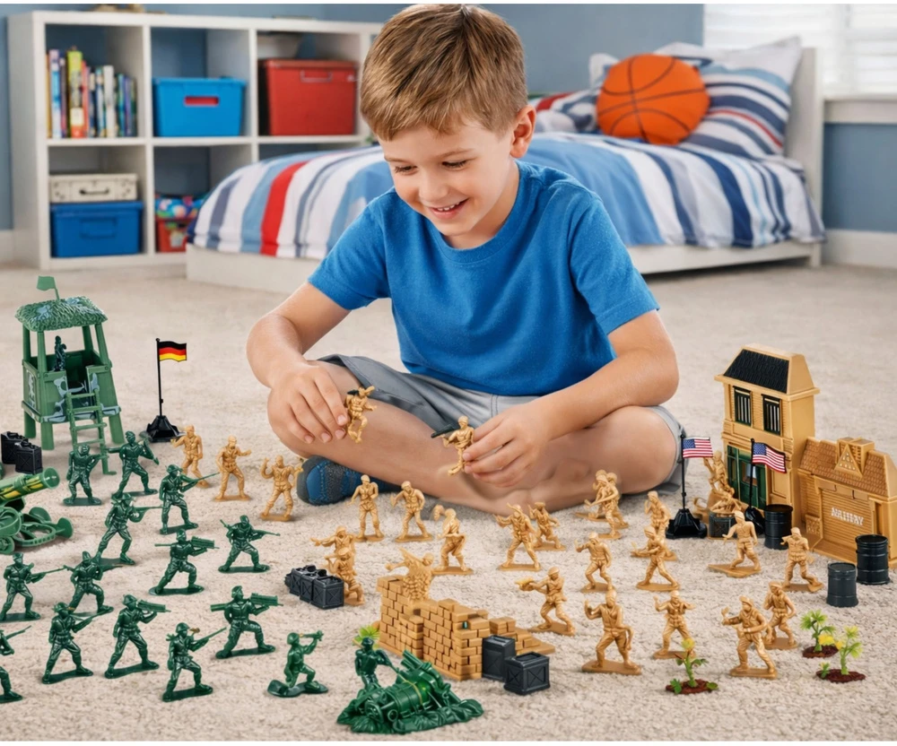 Lean Toys Karinių figūrėlių rinkinys 400 vnt.