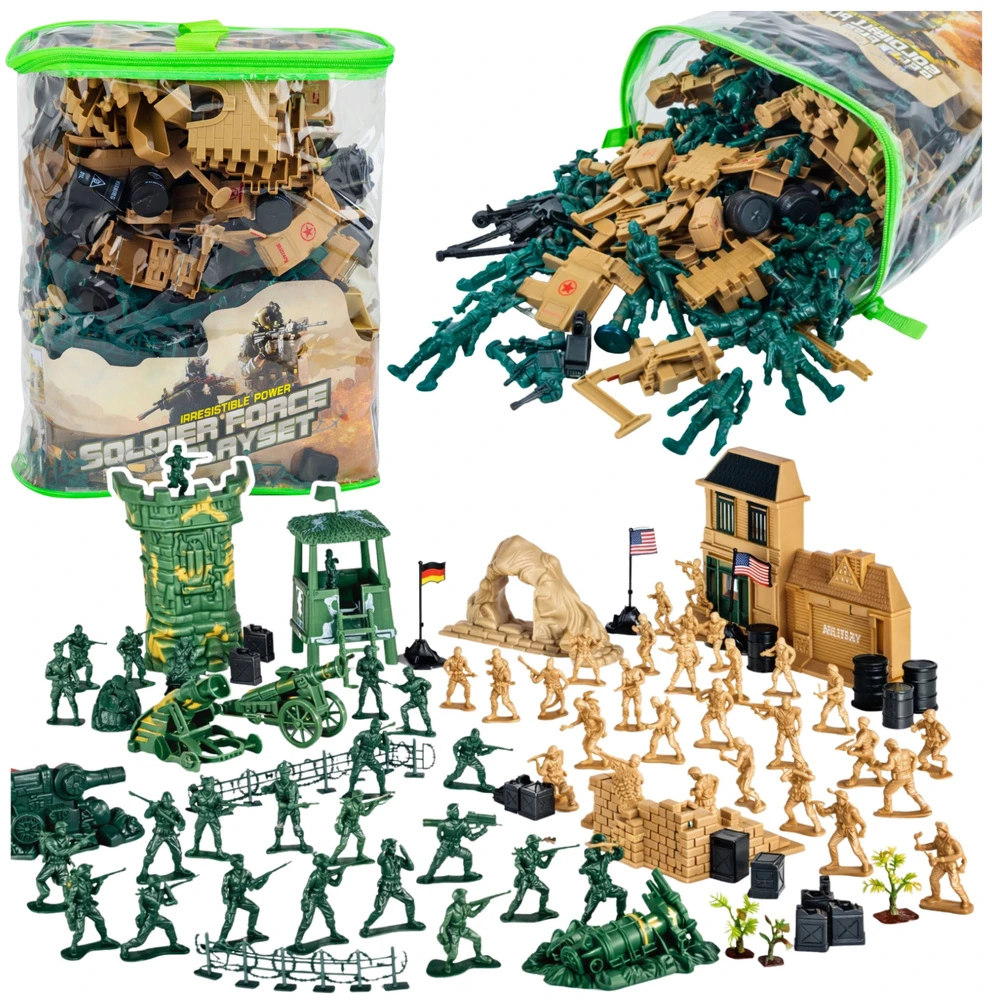 Lean Toys Karinių figūrėlių rinkinys 400 vnt.