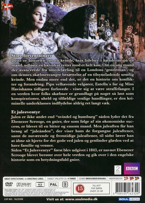 KNYGA Bbc Worldwide Parduotuvė Forventninger Et Juleeventyr – dideli lūkesčiai ir Kalėdų giesmė (2 diskų DVD)
