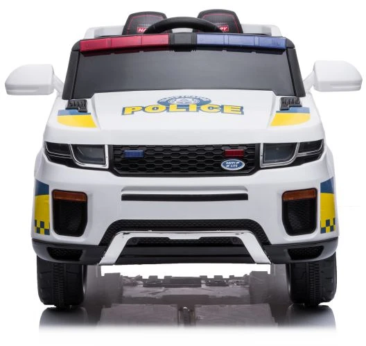 Lean Cars Vienvietis policijos elektromobilis BBH-021, baltas