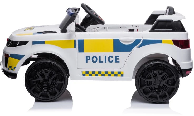 Lean Cars Vienvietis policijos elektromobilis BBH-021, baltas