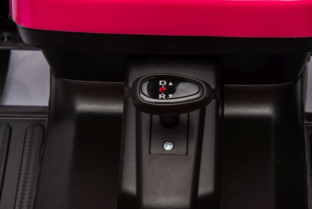 Lean Cars Vienvietis elektrinis traktorius su priekaba vaikams BBH-030, rožinis