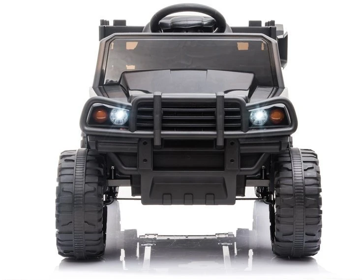 Lean Cars Vaikiškas elektrinis visureigis „Farmer Pick-Up“ (modelis BDM0926, juodas)