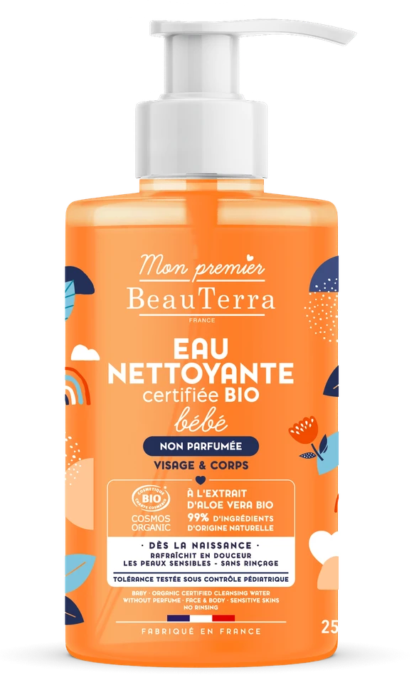 "Beauterra Bio Baby" kūdikių prausiklis be kvapiklių 750ml