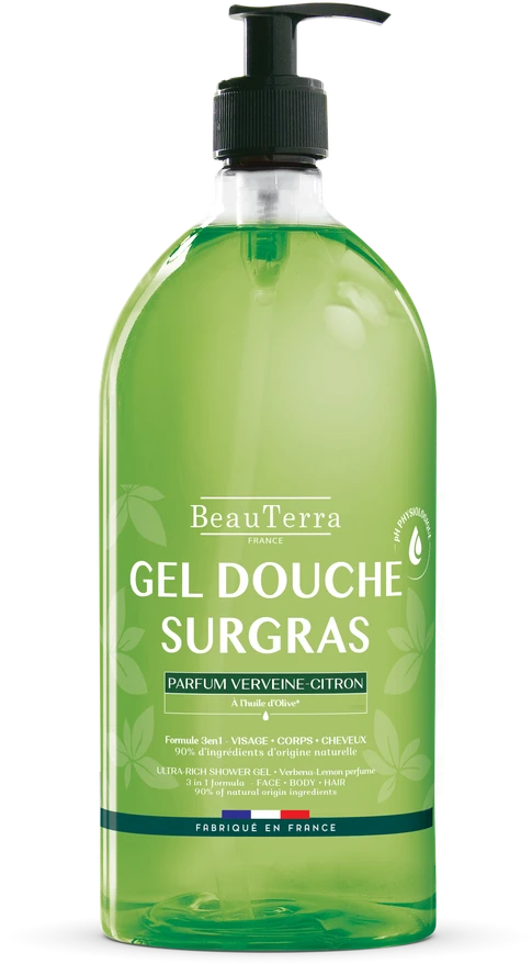 Beauterra Verbena Limón Gel De Ducha, 1000 ml