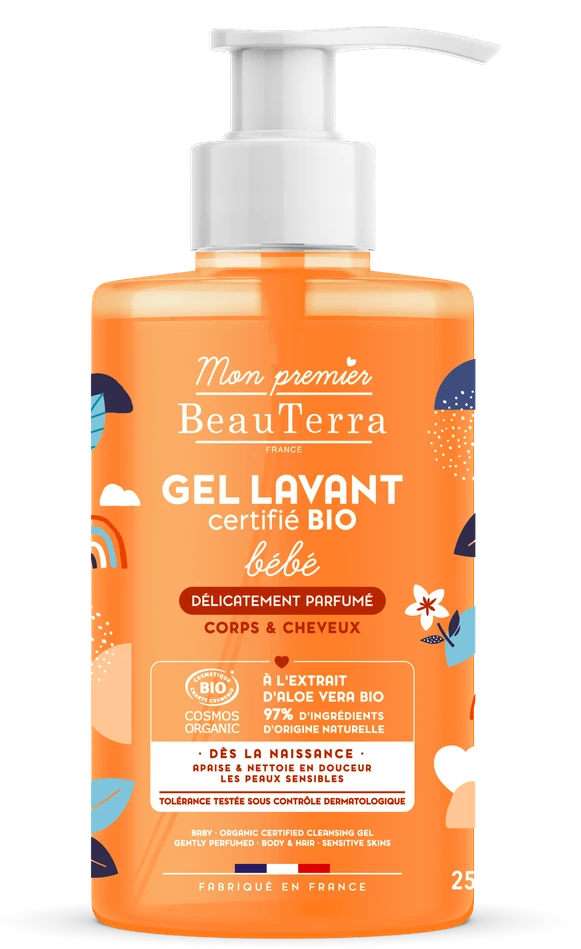 "Beauterra Bio Baby" kvapusis dušo gelis 750ml