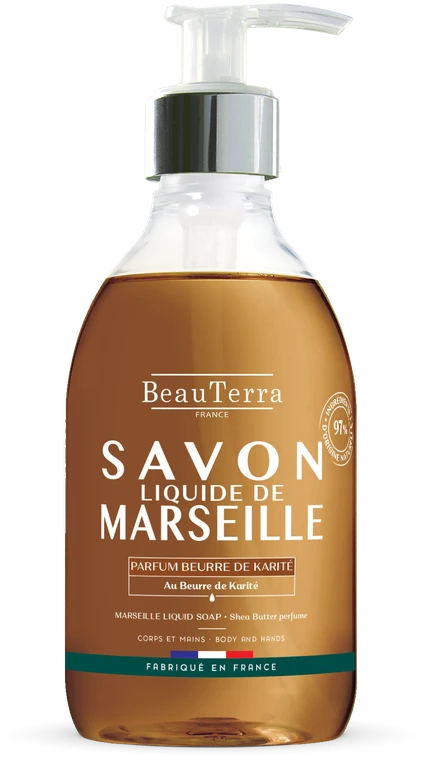 "Beauterra Marseille" taukmedžio sviesto muilas 300ml