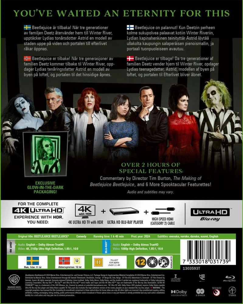 „Beetlejuice“ „Beetlejuice“ („Steelbook“) (4K UHD ir „Blu-ray“)