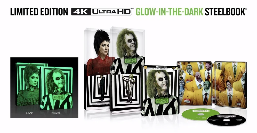 „Beetlejuice“ „Beetlejuice“ („Steelbook“) (4K UHD ir „Blu-ray“)
