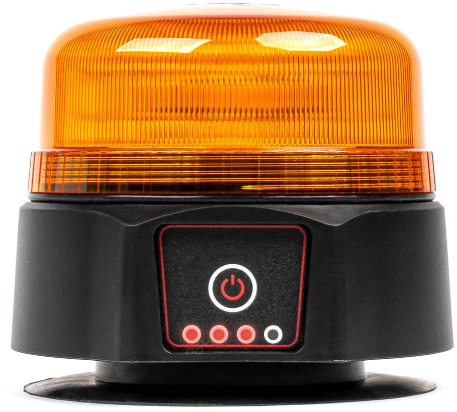 Belaidė LED įspėjamoji lempa R65 R10 12V 24V AMIO-03931