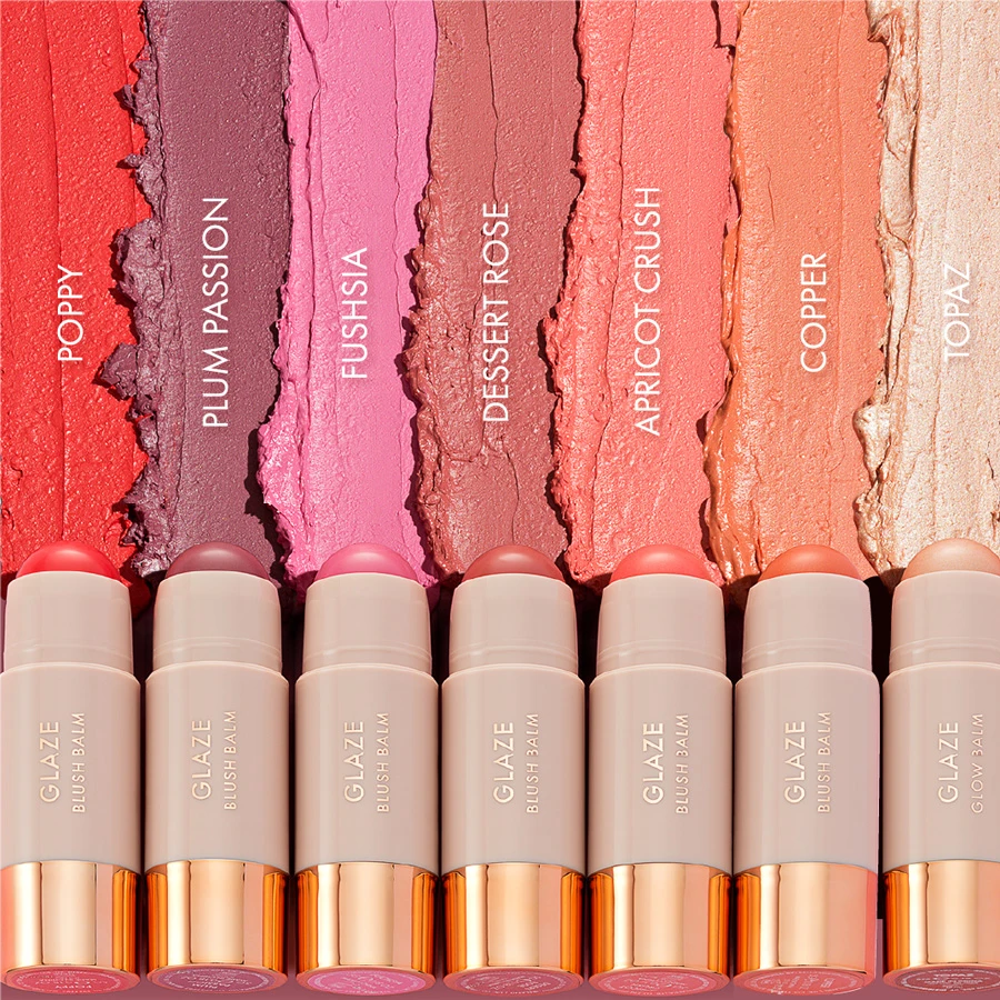 Bellamianta - Glaze Blush Balm - Abrikosų traškučiai - 5 g