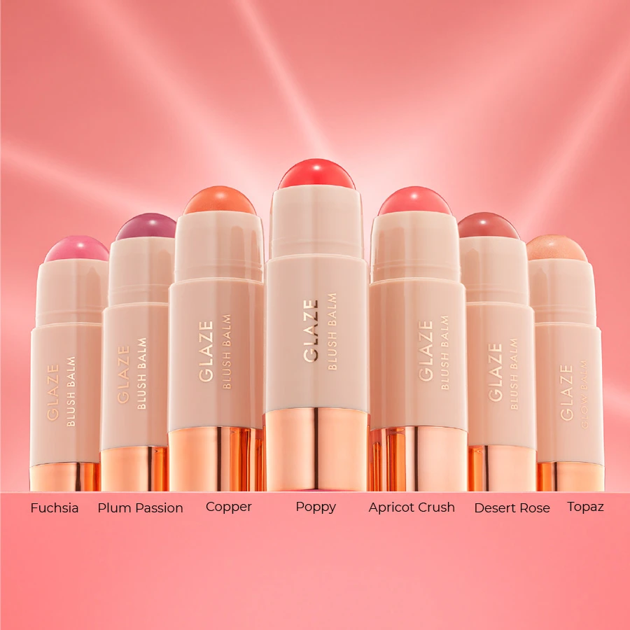 Bellamianta - Glaze Blush Balm - Abrikosų traškučiai - 5 g