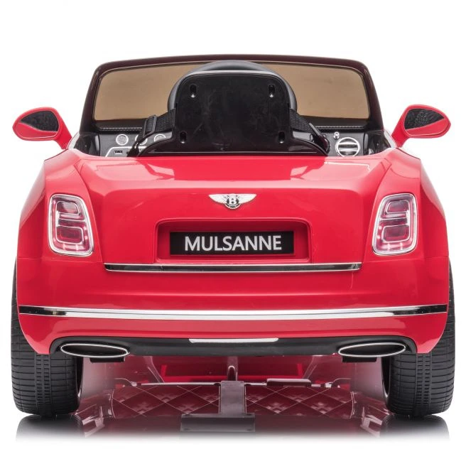 Lean Cars Vienvietis elektromobilis Bentley Mulsanne Lean Car, raudonas