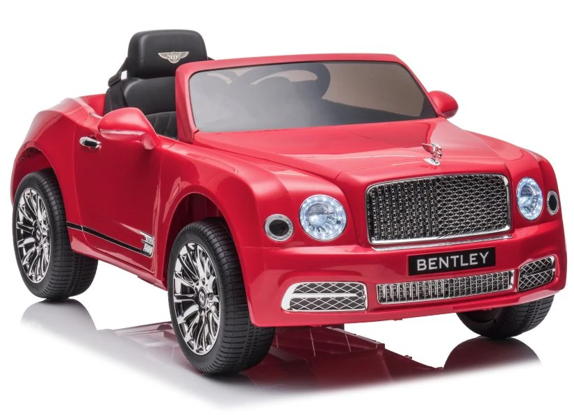Lean Cars Vienvietis elektromobilis Bentley Mulsanne Lean Car, raudonas