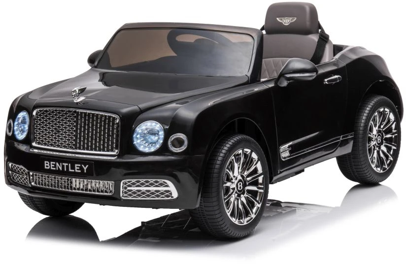 Lean Cars Vienvietis elektromobilis Bentley Mulsanne Lean Car, juodas