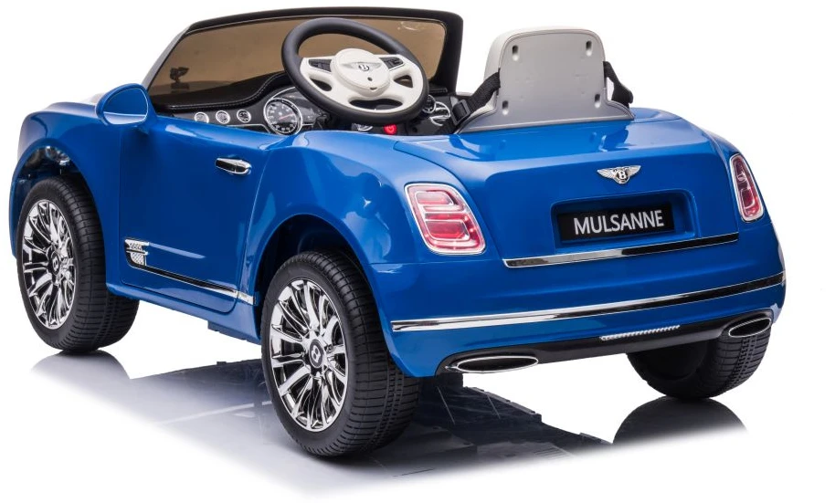 Lean Cars Vienvietis elektromobilis Bentley Mulsanne Lean Car, mėlynas