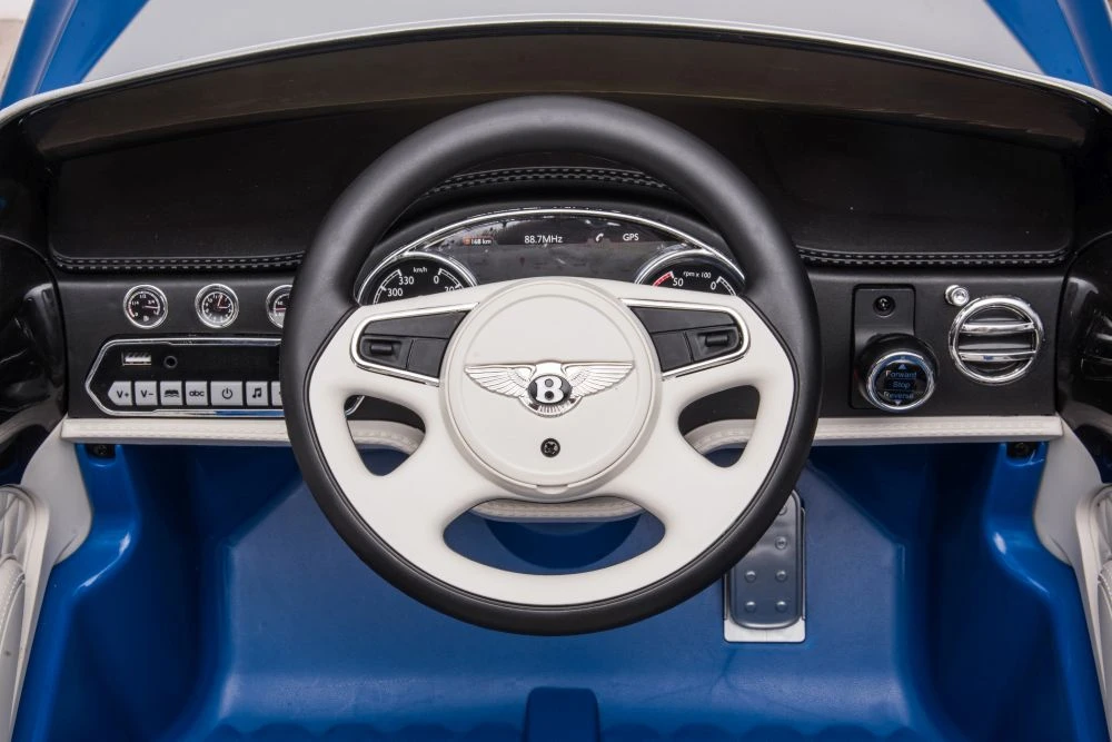 Lean Cars Vienvietis elektromobilis Bentley Mulsanne Lean Car, mėlynas